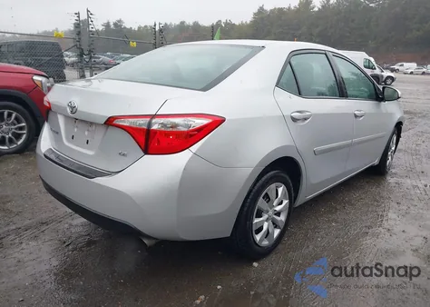 2014 Toyota Corolla Le from USA, damaged, VIN 2T1BURHE0EC223492